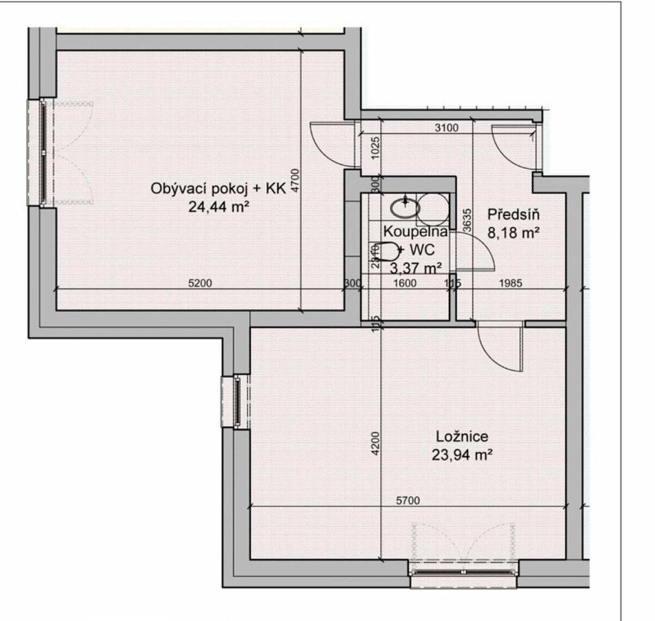 Apartman Nad Terasou Ржички Экстерьер фото